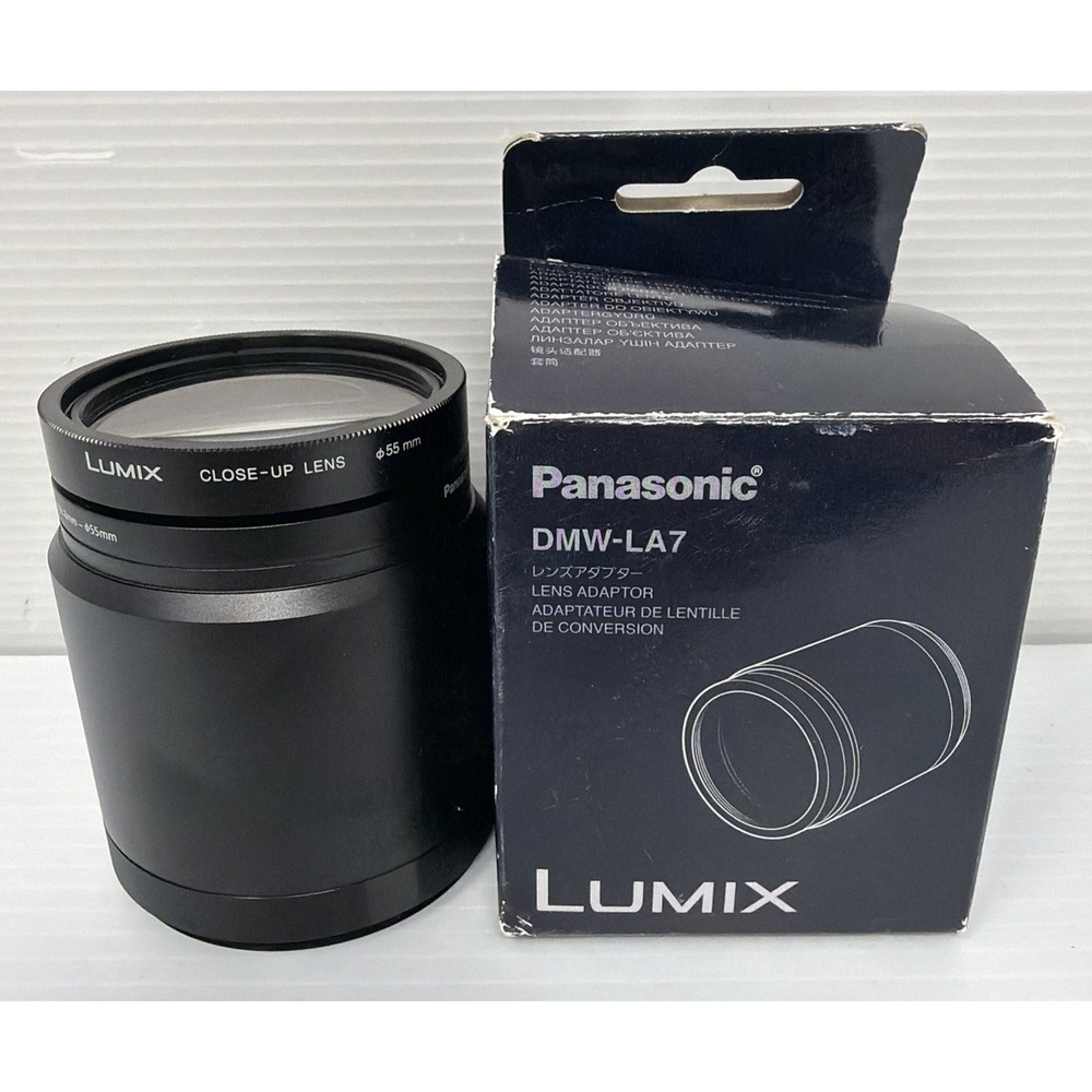 Panasonic Lens Adapter DMW-LA7 In Original Box, Tested And Working Clean